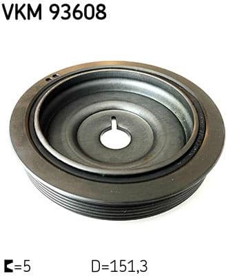 Belt Pulley, crankshaft VKM93608
