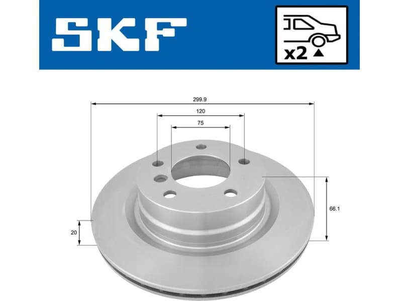 Brake Disc VKBD90031V2 - image 2