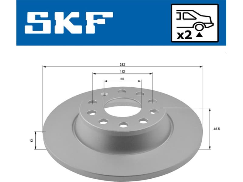 Brake Disc VKBD90014S2 - image 2