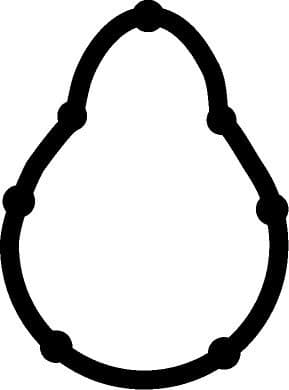 Gasket, intake manifold 026470H - image 2