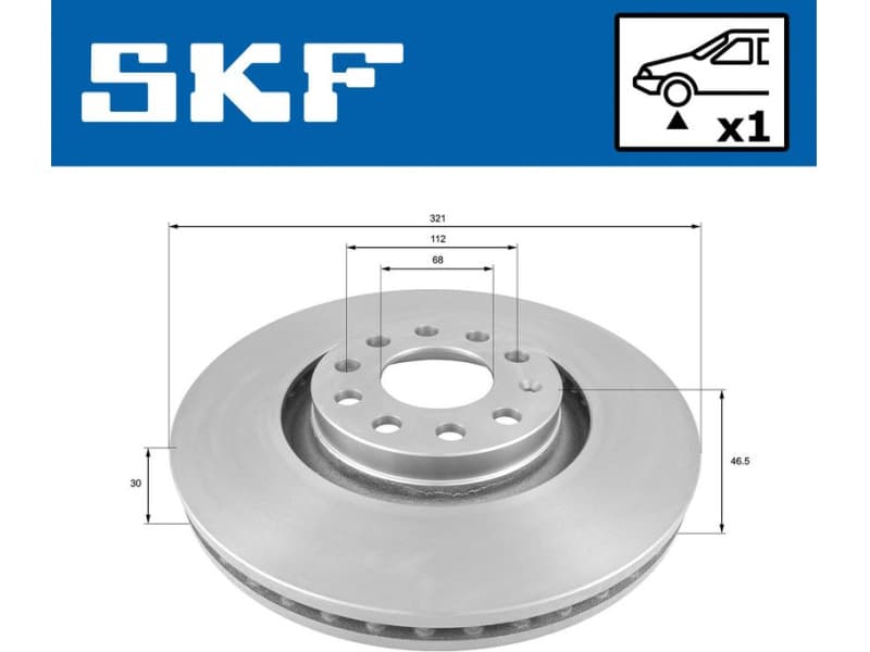 Brake Disc VKBD80254V1 - image 2