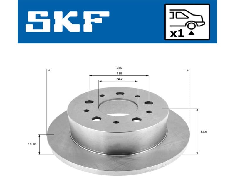Brake Disc VKBD90131S1 - image 2
