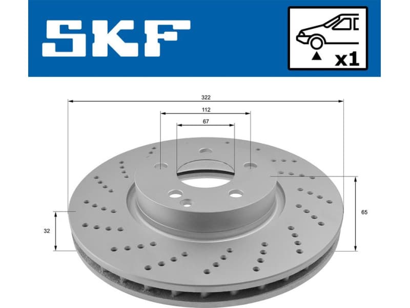Brake Disc VKBD80085V1 - image 2