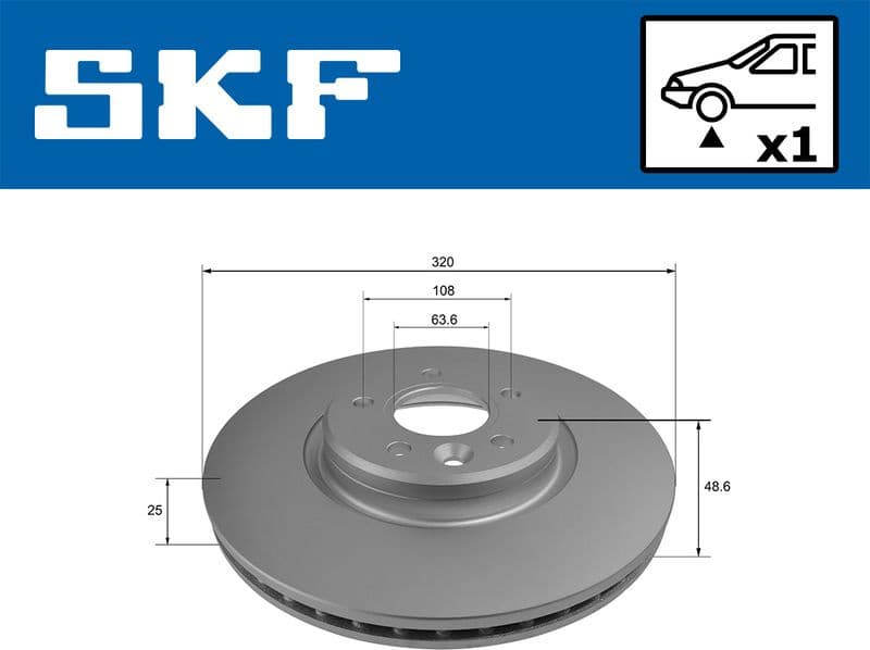Brake Disc VKBD80213V1 - image 2