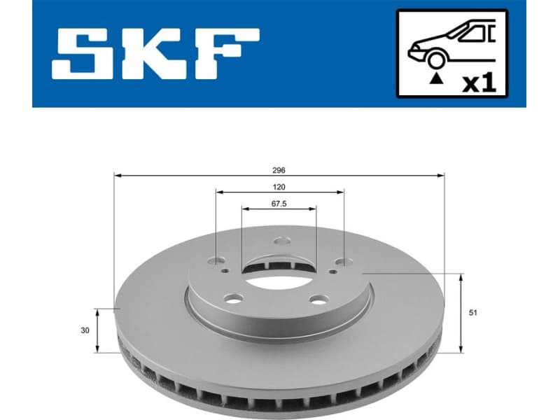 Brake Disc VKBD80187V1