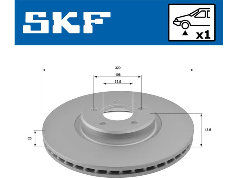 Brake Disc VKBD80223V1 - image 2