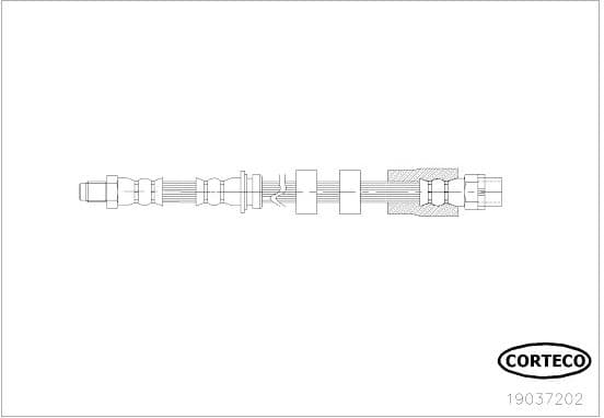 Brake Hose 19037202 - image 2