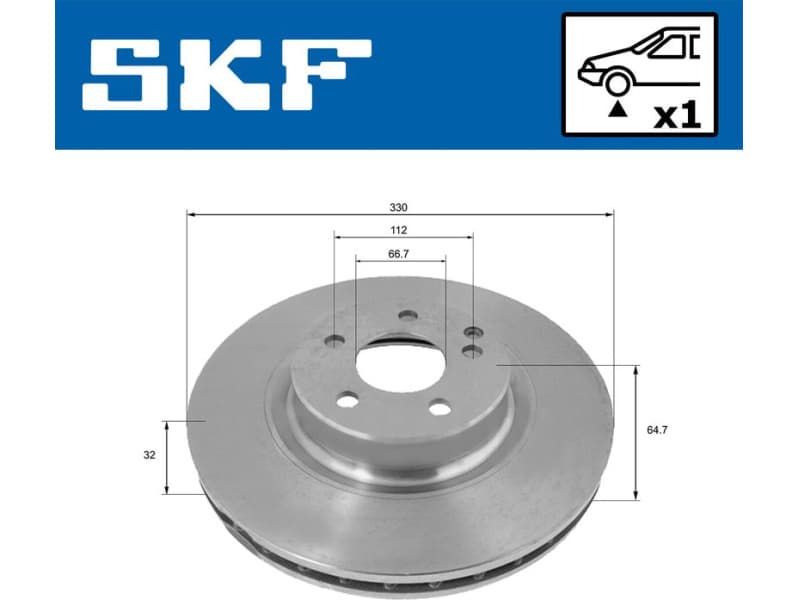 Brake Disc VKBD80205V1 - image 2
