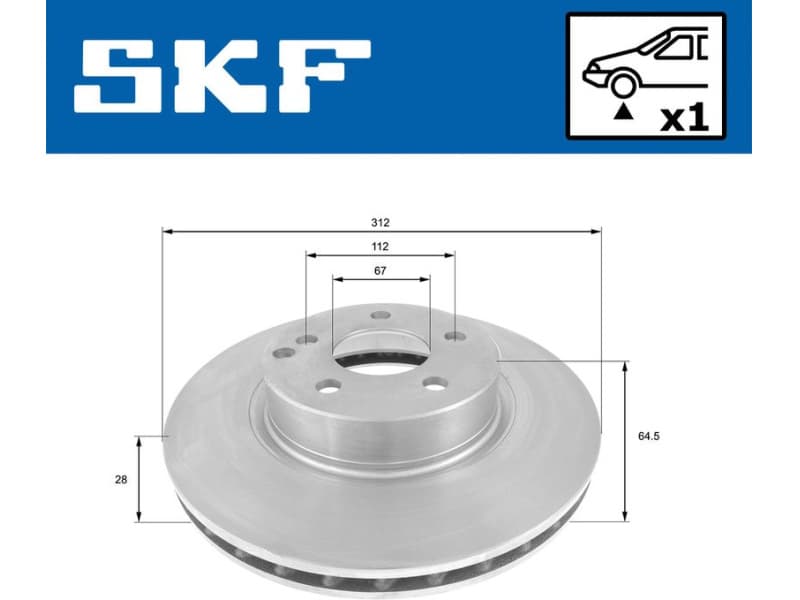 Brake Disc VKBD80256V1
