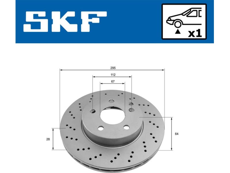 Brake Disc VKBD80068V1 - image 2