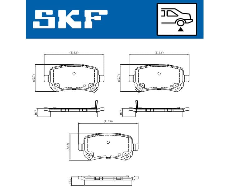 Brake pads rear VKBP 90890 A - image 2