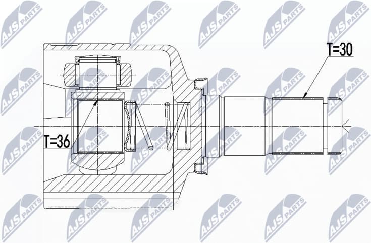 Joint Kit, drive shaft NPW-RE-092