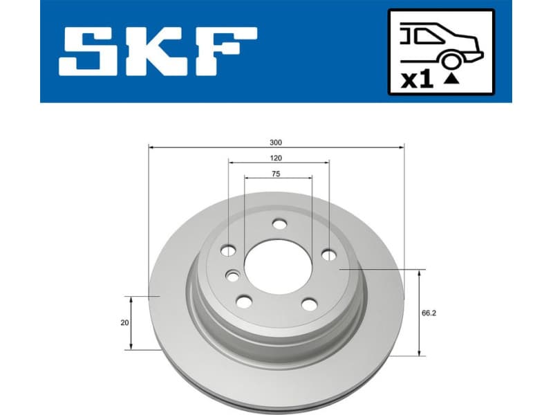 Brake Disc VKBD90120V1 - image 2