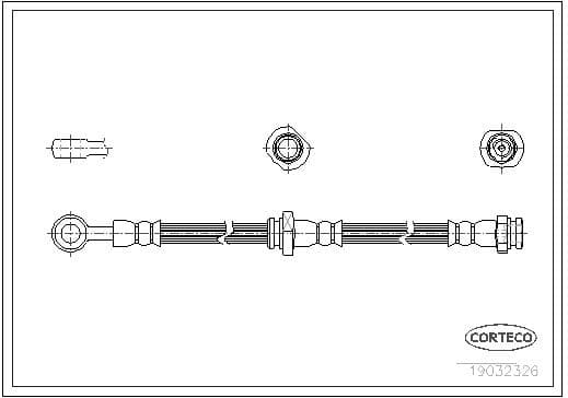 Brake Hose 19032326 - image 3