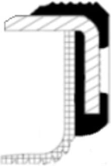 Shaft Seal, crankshaft 19037207B