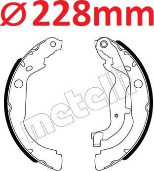 Brake shoes 53-0535