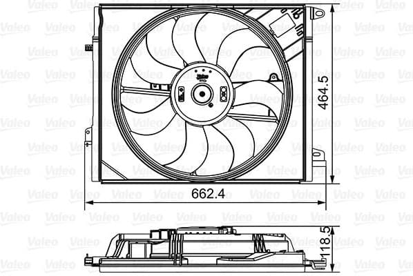 Fan, engine cooling 696881 - image 2