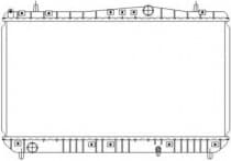 Radiator, engine cooling 53384