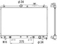 Radiator, engine cooling 53705