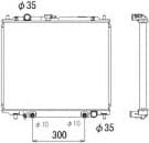 Radiator, engine cooling 53810