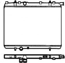 Radiator, engine cooling EASY FIT 58299
