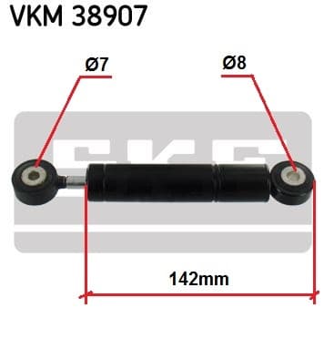 Tensioner belt VKM38907
