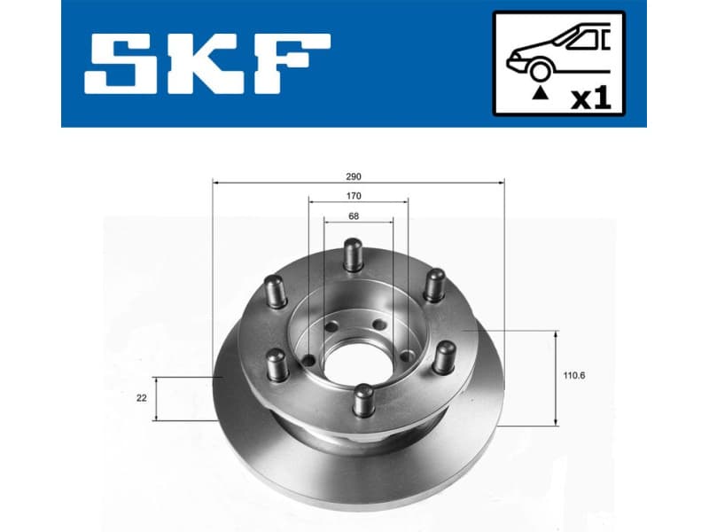 Brake Disc VKBD80157S1 - image 2