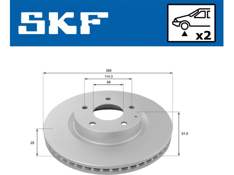 Brake Disc VKBD80164V2 - image 2