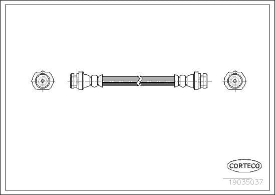 Brake Hose 19035037 - image 2