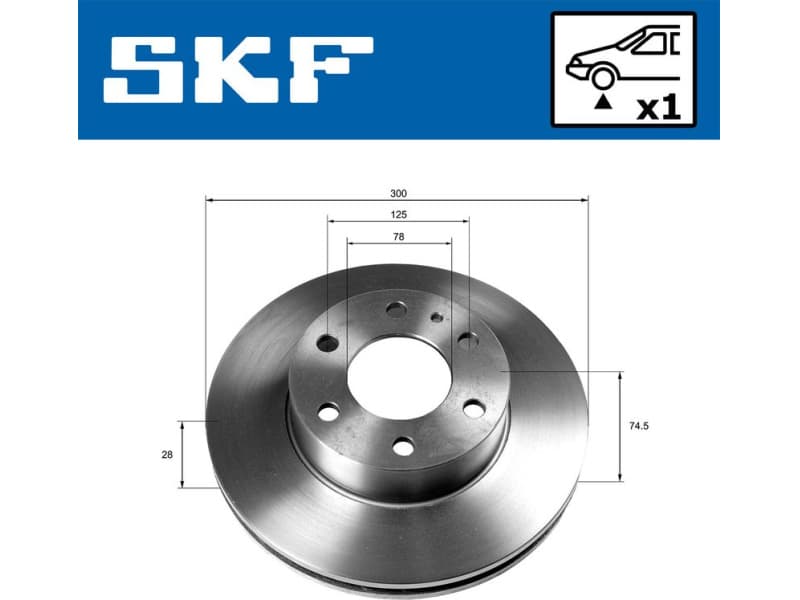 Brake Disc VKBD80156V1 - image 2