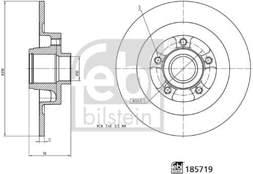 Brake Disc 185719