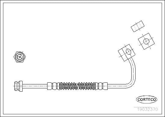 Brake Hose 19032370 - image 3