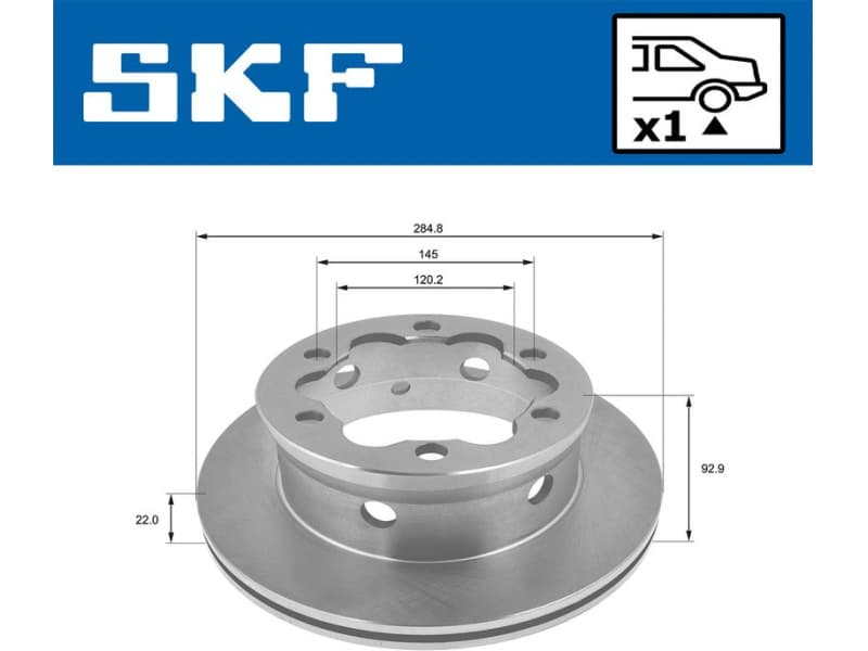 Brake Disc VKBD90252V1 - image 2