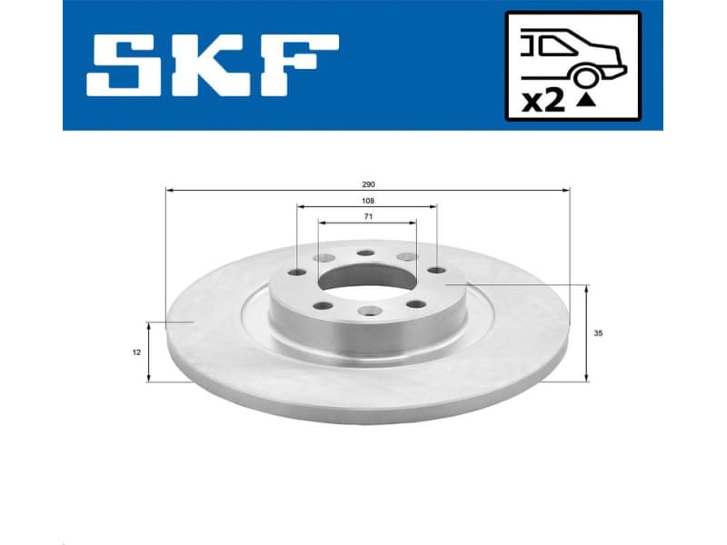 Brake Disc VKBD90155S2 - image 2