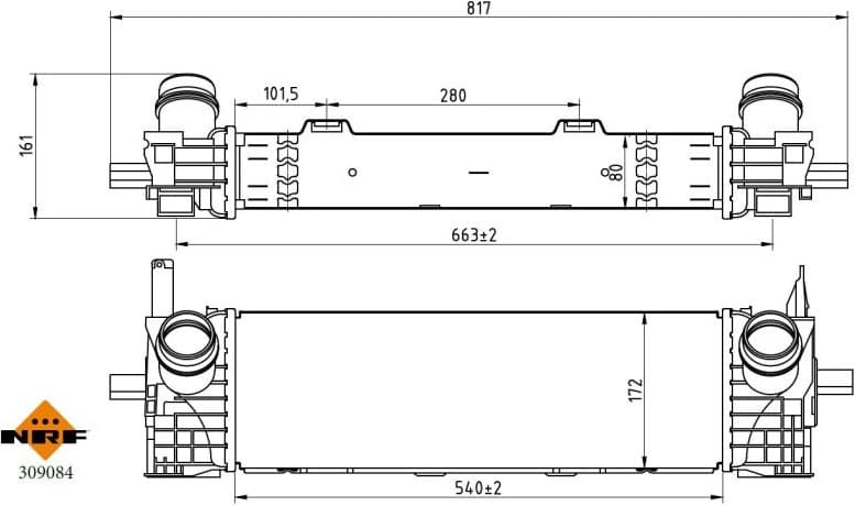 Charge Air Cooler 309084