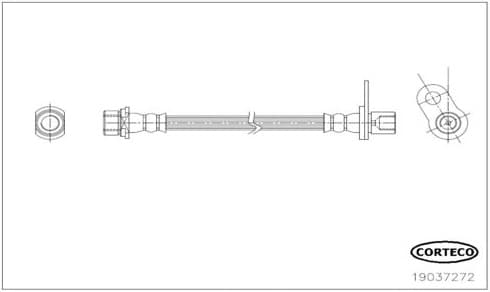 Brake Hose 19037272 - image 2