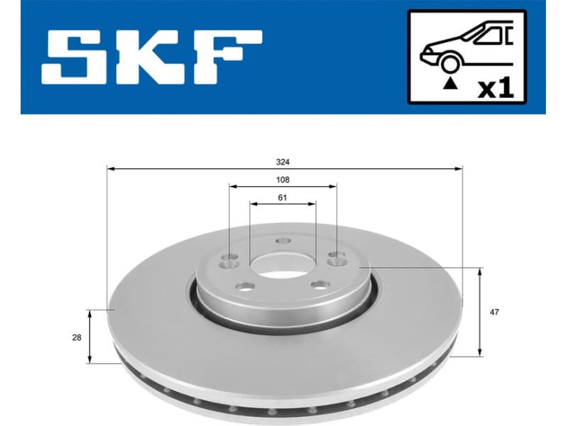 Brake Disc VKBD80149V1 - image 2
