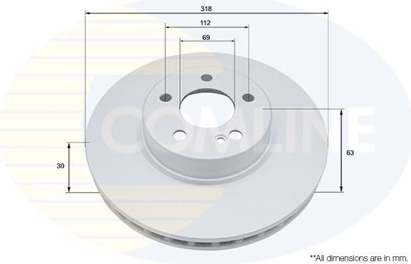 Brake Disc COATED ADC5040V