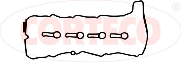 Gasket, cylinder head cover 440423P - image 2