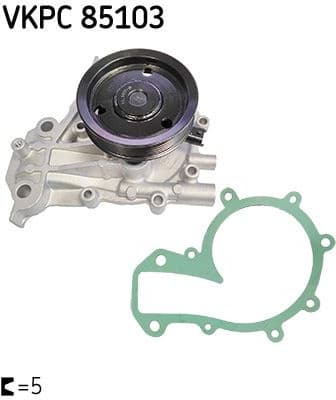 Water Pump, engine cooling VKPC85103