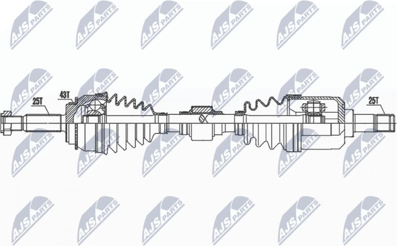 Drive Shaft NPW-MS-049