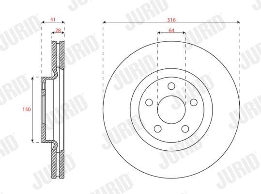 Brake Disc COAT+ 563702JC - image 2