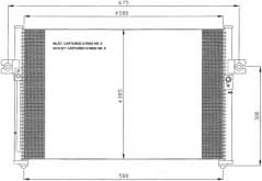 Condenser, air conditioning EASY FIT 35389
