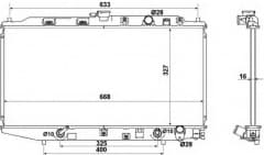 Radiator, engine cooling 516728
