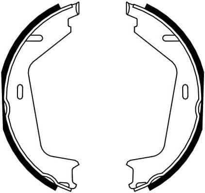 Brake shoes handbrake, Top Quality FSB4130 - image 5