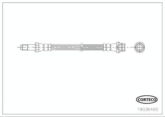 Brake Hose 19036490