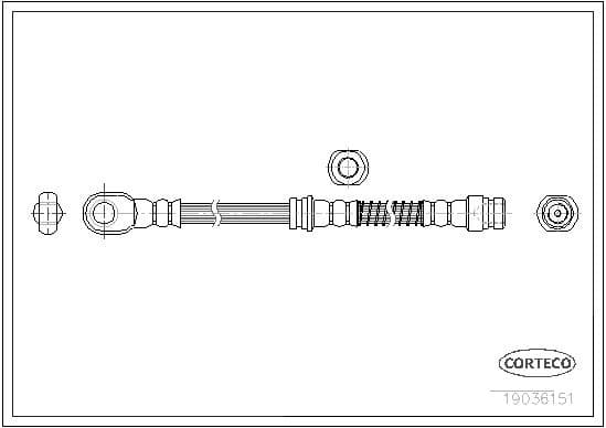 Brake Hose 19036151 - image 2