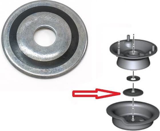 Shock absorber mounting front 31306763966