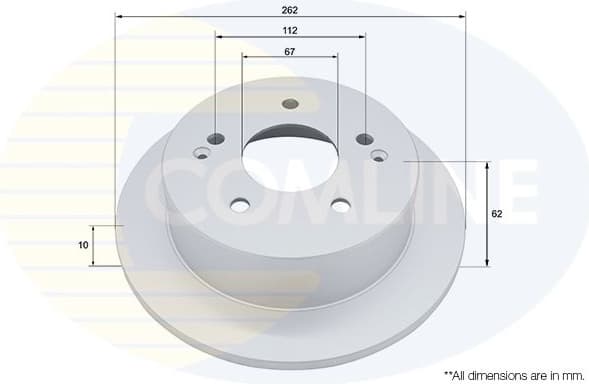 Brake Disc COATED ADC2952