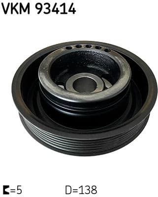 Belt Pulley, crankshaft VKM93414 - image 2